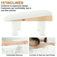 thumbnail image 3 of Unique Bargains Nail Arm Rest with Height Adjustment U Shaped Manicure Hand Rest Detachable Arm Rest for Nail Tech for Salons or Home Use White, 3 of 8