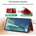 thumbnail image 3 of case for Samsung Galaxy Note 20 Women Wallet Case,Adjustable Crossbody Zipper Cover with Card Holder Slot Neck Strap Lanyard Purse Shoulder Strap Purse Case for Samsung Galaxy Note 20 FK Red, 3 of 14