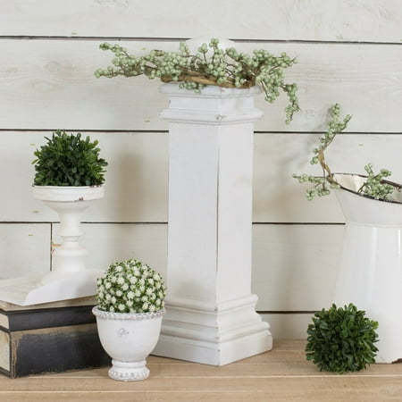 - American Mercantile Wooden Decorative Pedestal