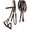 Brown/Beige, variant on Western Horse Leather Bitless sidepull Bridle Reins 7710TL-F
