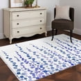 thumbnail image 3 of Purple Blue Polka Dots Area Rugs 2.7'x5', Washable Small Throw Rugs for Kitchen Bedroom, Watercolor Abstract Art Indoor Outdoor Rug Non-Slip Low Pile Carpet Runner Reversible Floor Mats, 3 of 8