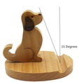 thumbnail image 4 of Soporte de madera para teléfono móvil, soporte para teléfono móvil con forma de perro, soporte para teléfono móvil para mascotas, nuevo soporte de escritorio para teléfono móvil, soporte de escritorio, 4 of 5