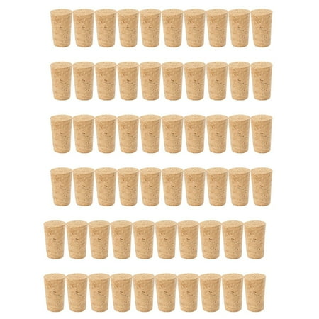 

60Pcs/Lot Natural Wood Corks Wine Stopper Wood Stopper Cone Type Wine Corks Plug Sealing Cap Beer Corks