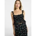 thumbnail image 3 of No Boundaries Printed Ruffle Tank and Skirt, 2-Piece Set, Women's, 3 of 4