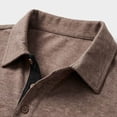 thumbnail image 4 of StSilkitty Men's Casual Short Sleeve Golf Shirts Solid Color Collared Buttons T-Shirt Soft Breathable Tops, 4 of 7