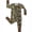 Army green leaves, variant on 3-24M Newborn Baby Zipper Footless Pajamas Bamboo Long Sleeve Footed Sleepers Sleep 'N Play for Infant Toddler Boys - Owl