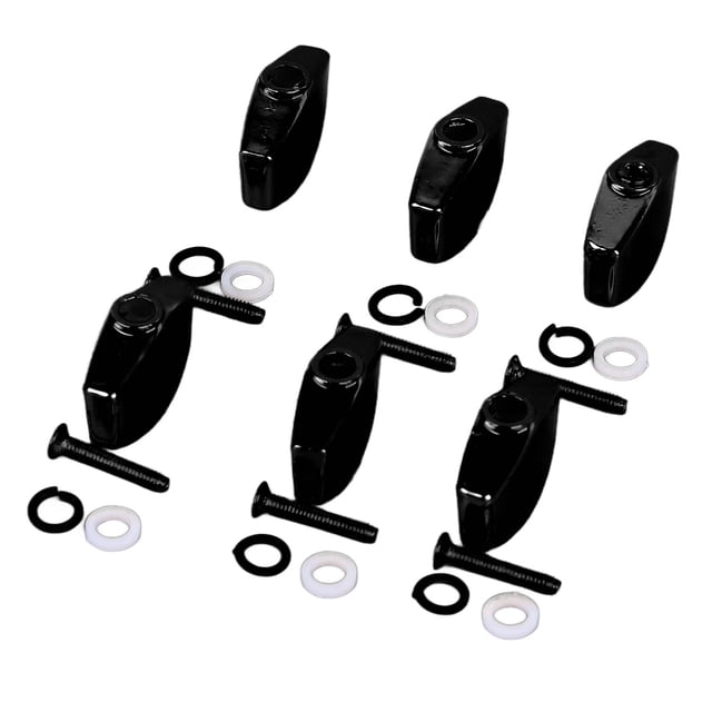 6Pcs Guitar Tuning Peg Buttons Metal Tuner Buttons Machine Head Buttons Tuning Key Replacement For Acoustic Electric Guitar