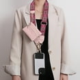 thumbnail image 2 of 1pcs Clip And Go Phone Strap with Zipper Pouch,Crossbody Adjustable Chain Lanyard with PU Leather Wallet for All Phones, 2 of 8