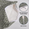 thumbnail image 6 of Sage Green Floral Pillow Covers 18x18 Set of 2 Rustic Old Style Block Print Outdoor Decorative Throw Pillows Farmhouse Vintage Flowers Pillowcases Decor for Home Sofa Couch Bed, 6 of 6
