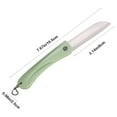 thumbnail image 3 of SPOORYYO Portable Folding Fruit Knife Mini Pocket Knife With Chain For Travel Camping Home Office Multi Use Safe Retractable Blade, 3 of 7