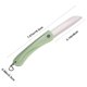 thumbnail image 3 of Cuchillo de fruta plegable de cerámica portátil | Cuchillo de cocina con hoja de cerámica de bolsillo mini con cadena | Resistente al óxido, ligero, 3 colores | Viajes, acampada, uso doméstico, 7,68", 3 of 7