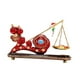 thumbnail image 5 of Escultura de figura de la suerte china, decoración de Año Nuevo chino para la decoración del hogar Rojo, 5 of 9