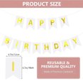 thumbnail image 2 of Happy Birthday Banner Birthday Banner Decoration DIY Party Decoration, 2 of 7