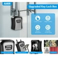 thumbnail image 2 of Key Lock Box, AMIR key Box 4 Digit Combination Lock box 5 Keys Capacity Key Storage Box for Car Home Warehouse Realtors, 2 of 9