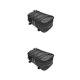 thumbnail image 4 of Toystoory Bolsa de transporte trasera para motocicleta, resistente al agua, de PU, resistente y duradera, fácil de instalar y bolsa para negro 8L 2Conjunto, 4 of 6