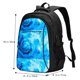 thumbnail image 5 of Balery Blue Shell Mochila con carga USB para hombre y mujer - Mochila impermeable y antirrobo para laptop con puerto USB para viajes, trabajo, 5 of 7