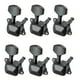 thumbnail image 2 of 6 Pcs Clavijas de Afinaciónes Semi Cerrado de Color Negro Afinadores para Guitarra Acústica Cabezas de Maquinas 6R, 2 of 7