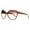 Brown, variant on Dasein Oversized Fashion Sunglasses with Quilt-like Texture Design on Side