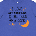 thumbnail image 4 of Inktastic I Love My Sisters To The Moon and Back Youth T-Shirt, 4 of 5