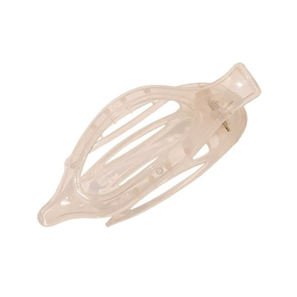 4 Color Hair Jaw Clips - Acrylic/Metal Spring, Strong Hold/Non-Slip, for Women/Girls Thin/Thick Hair