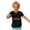 Black, variant on GERsome 1 Pack Short Sleeve T-Shirt for Boys & Girls, Cute Graphic Summer Top, Unisex Kids Soft Cotton Crewneck Tops, Sizes 3-10 Years