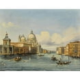 thumbnail image 2 of Carlo Grubacs 18x15 Gold Ornate Wood Frame and Double Matted Museum Art Print Titled - Venetian View Iv, 2 of 4
