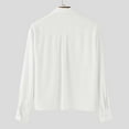 thumbnail image 5 of Men's Button Down Corduroy Shirt Jacket Casual Soild Long Sleeve Shacket Overshirts Jackets, 5 of 9