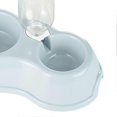 thumbnail image 2 of Large Capacity 2 in 1 Design Pet Feeder and Water Dispenser Set for Indoor Use, 2 of 5