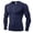 Navy, variant on Men's Velvet Fitness Tee for Daily Wear and Training Craft Performance Top with Stretch and Breathable Men's Loose Fit Shirts