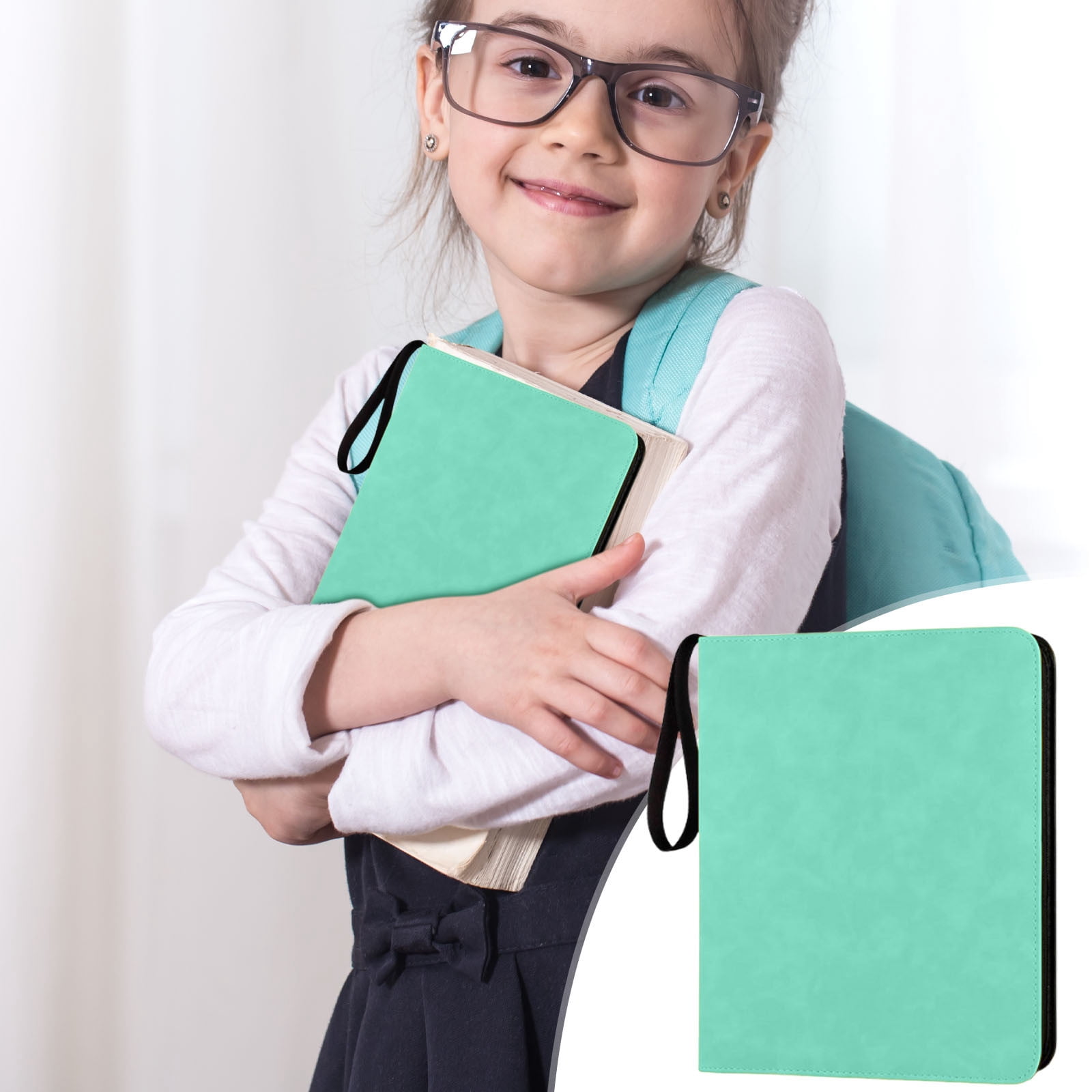 PPgejGEK 900 Card Slots Collectible Card Binder with 9 Pockets Per Page and 50 Pages - Trading Card Album Storage Book with Bookmark Feature