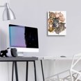 thumbnail image 4 of Epic Art 'Clouded Leopard with Ghost Image' by Barbara Keith, Acrylic Glass Wall Art, 12"x16", 4 of 8