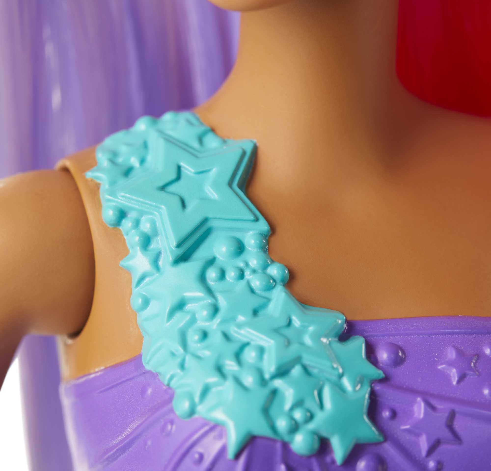 Barbie Dreamtopia Mermaid Doll, 12-inch, Pink and Purple Hair - image 4 of 6