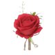 thumbnail image 2 of Minnieouse Elegantes padrinos de boda Rosas de boda Detalle llamativo Ocasiones formales Ramillete de rosas blancas hecho a mano Ropa, zapatos y accesorios Miscelánea rojo, 2 of 6