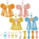 thumbnail image 1 of Kit para hacer 4 llaveros de macramé con lazo y borlas. Incluye instrucciones., 1 of 8