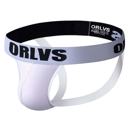 

Dadaria Men Underwear Men Comfortable Thong Cotton Fashion Men Underwear White XXL Men
