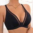 thumbnail image 3 of Bixock Jelly Front Closure Bras for Women Wireless Push Up Bra Seamless Padded Comfortable Supportive Everyday Bra, 3 of 5