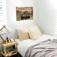 thumbnail image 5 of Farmhouse Wall Art Barn Cow Canvas Print Rustic Country Themed Painting Giclee Matte Prints Home Decor For Bedroom Living Room Bathroom Kitchen Ready To Hang 12x16 Inch, 5 of 6
