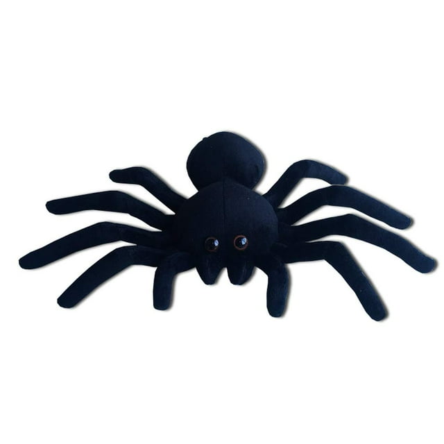 Peluche TAMMYFLYFLY Black Spider 23 cm, coleccionable, decorativo