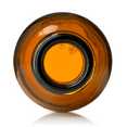 thumbnail image 6 of 1 oz. Amber Glass Boston Round Bottle with Treatment Pump. For Storing and Dispensing Homemade Serums, 6 of 7