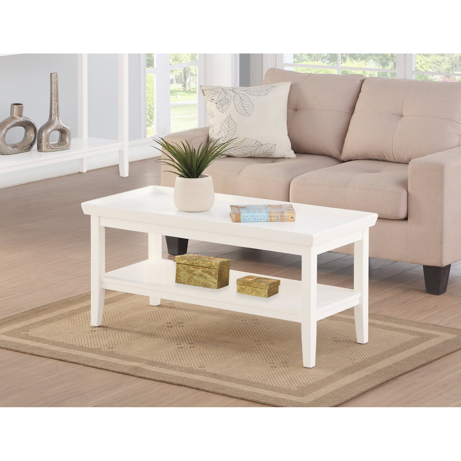 Convenience Concepts Ledgewood End Table White