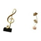 thumbnail image 5 of Escultura Creativa De Resina Con Nota Musical Y Hoja De Metal, Figura Abstracta, Adorno De Mesa, Centro De Mesa Para Escritorio, Chimenea, Fiesta, Decoración Del Hogar, Regalo, 5 of 8