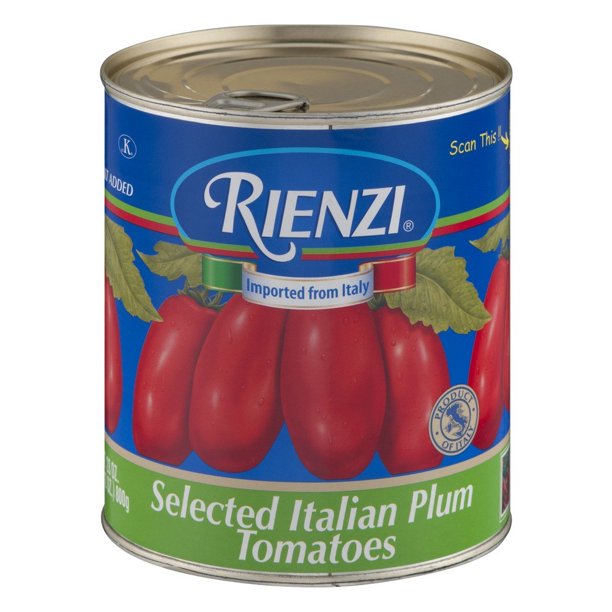 Rienzi Crushed Peeled Italian Plum Tomatoes, 28 Oz