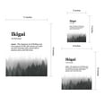 thumbnail image 7 of Designs ByLITA Ikigai Dictionary Definition Forest Design, 8 x 10 Black Wall Print (Framed) | Inspirational Modern Art Decoration, 7 of 7