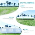 thumbnail image 6 of 10 x 30ft Heavy Duty Outside Party Tent with 5 Removable Sidewall, Waterproof Event Tent for Wedding Camping, Wedding Gazebo for Outside, Durable Camping Canopy for Patio Garden BBQ Shelter, White, 6 of 9