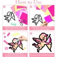 thumbnail image 3 of 2 set Suncatcher Craft set for Kids Window Paint Art Painting Valentine's day Themed Pattern 19.9~21x7.6~21cm 12pcs/set Paper, 3 of 7