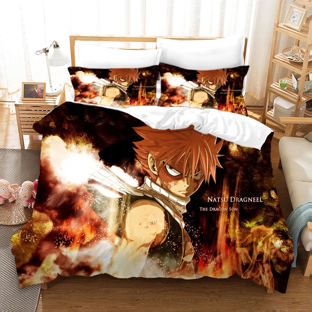 New 3 PCS Anime Dragon Ball Z Bedding Comforter Sets Twin Size