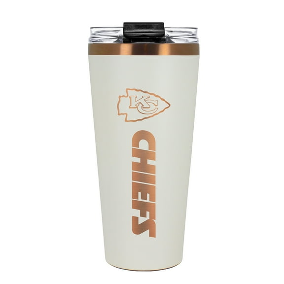 Kansas City Chiefs 30oz. Big Slim Stainless Steel Tumbler Cream & Copper Edition
