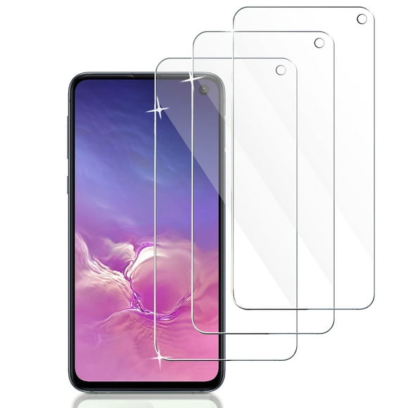 Zonyee HD Screen Protector Compatible for Samsung Galaxy S10E 5.8", Anti-Scratch Tempered Glass Film, Bubble-Free, Easy Install, 3 Pack
