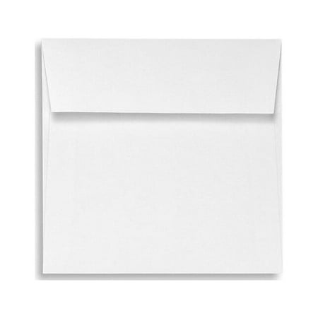 UPC: 0848614199846 | LUX 5 1/2 x 5 1/2 Square Envelopes 2 11/16 x 3 11/16 White Linen 8515-WLI-50