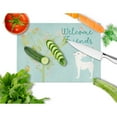 thumbnail image 2 of Welcome Friends White Chihuahua Glass Cutting Board Large, 2 of 2